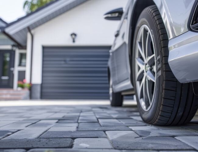 kfz_stellplatz_vor_garage | © www.adobe.stock.de