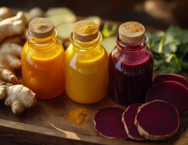 Rote Bete mit Kurkuma und Ingwer | © stock.adobe.com Rote Bete mit Kurkuma und Ingwer | © stock.adobe.com