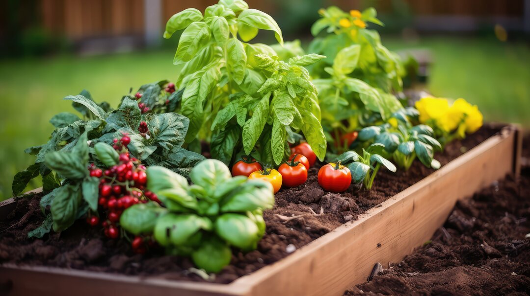 Mischkultur von Basilikum Grand Vert | © stock.adobe.com