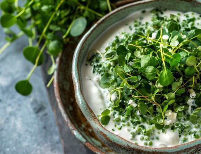 kressesalat_mit_joghurt_dressing | © adobe.stock.com kressesalat_mit_joghurt_dressing_rezept | © adobe.stock.com