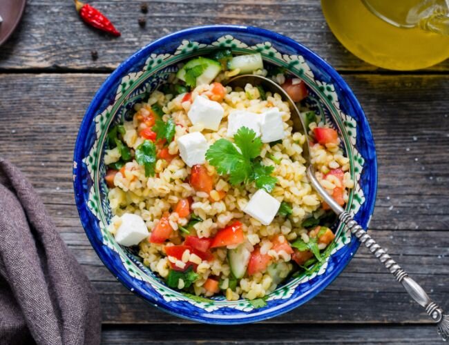 taboulé_mit_feta_und_minze | © adobe.stock.com taboulé_mit_feta_und_minze_rezept | © adobe.stock.com