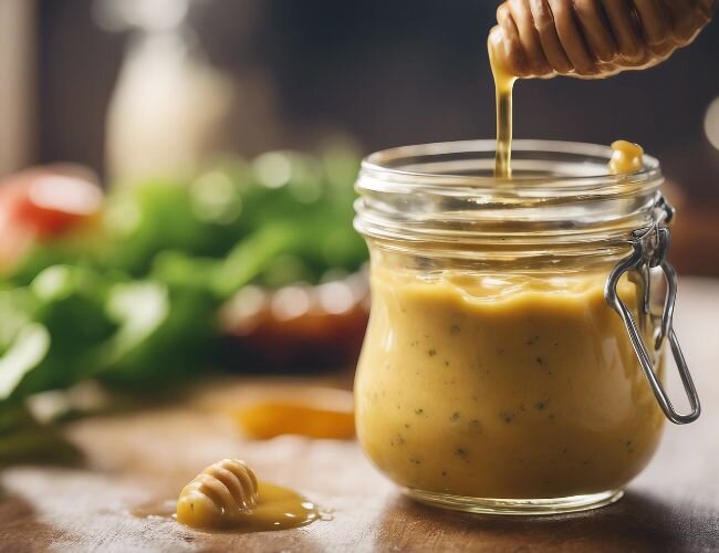 senf_honig_dressing_dressings_für_eichblattsalat | © adobe.stock.com