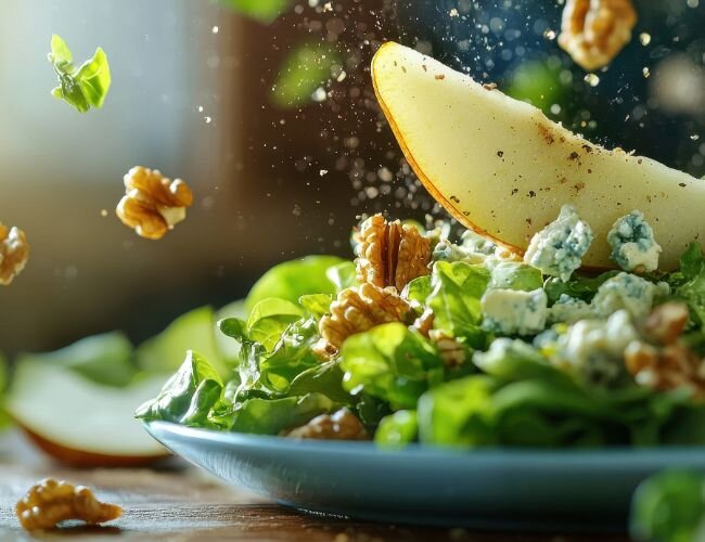 feldsalat_mit_birne_und_walnuessen | © www.adobe.stock.com