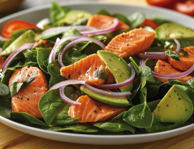 feldsalat_mit_lachs_und_avocado | © www.adobe.stock.com