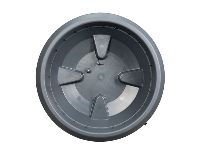 Nordic 2in1 Regenspeicher Graphgrey Pflanzschale | © Garantia