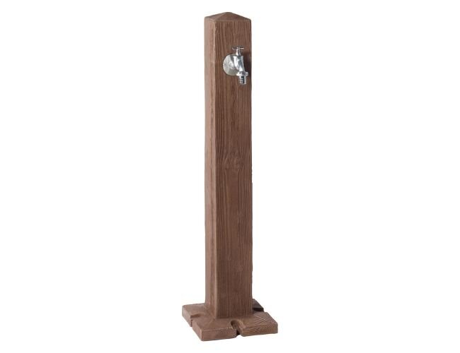 Wood Wasserzapfsäule Darkwood in Holzoptik | © Garantia