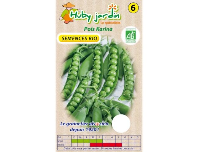 Erbse Karina Bio Samen Saatgut | © Graines Hubert