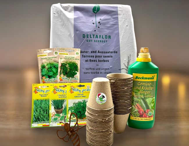 Geschenkset Küchenkräuter Samen | © Outbay.de