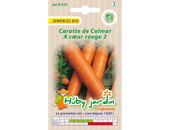 Biokarotte de Colmar à Coeur Rouge 2 Samen Saatgut | © Graines Hubert