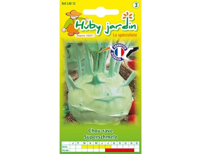 Kohlrabi superschmelzend Saatgut Samen | © Graines Hubert