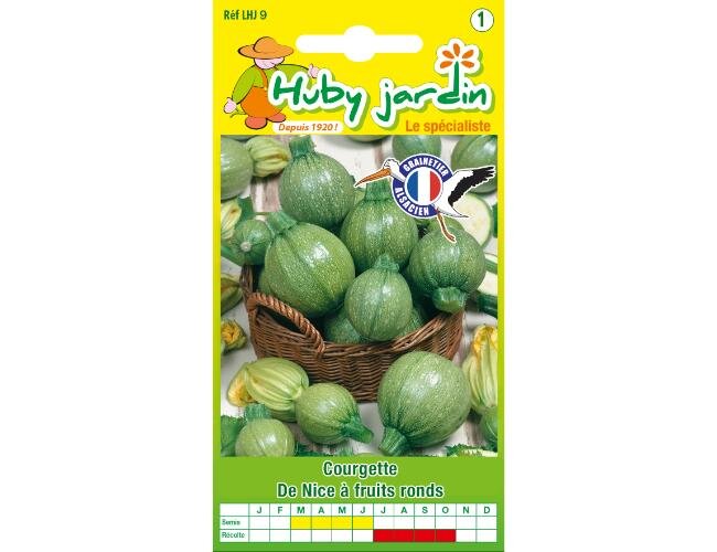 runde Zucchini de nice fruits ronds Saatgut Samen | © Graines Hubert