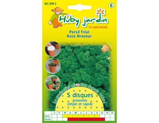 Vorgesagte Scheiben Petersilie Krause Samen | © Graines Hubert