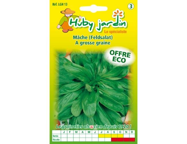 Holländischer breitblättriger bio Feldsalat Saatgut | © Graines Hubert Holländischer breitblättriger bio Feldsalat Saatgut | © Graines Hubert